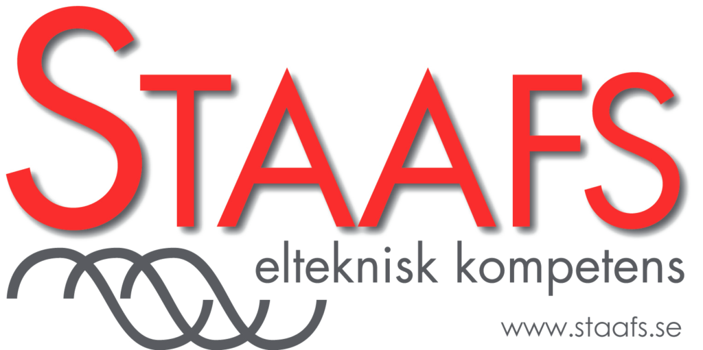 Sundsvalls Golfklubb bild- Staafs Eltekniska logga
