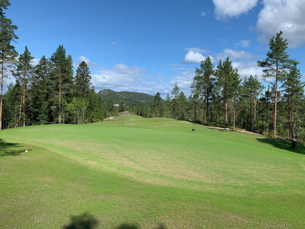 Sundsvalls Golfklubb bild- Sundsvalls Golfklubb teeområde hal 9