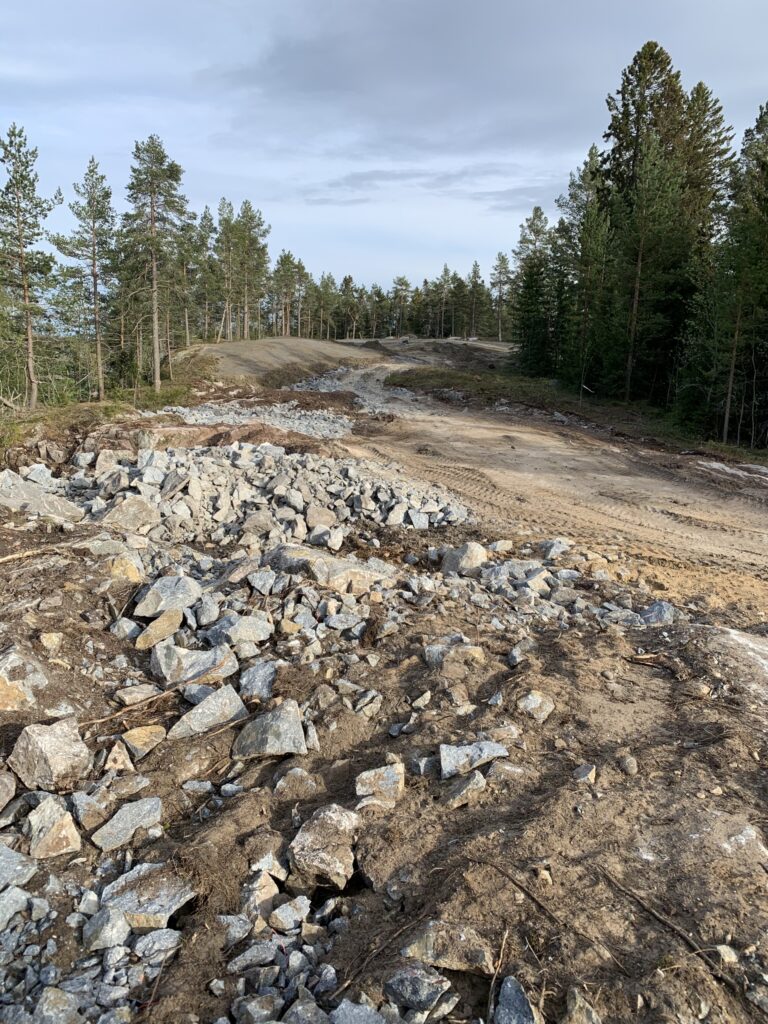 Sundsvalls Golfklubb bild- Sundsvalls golfklubb bygge fairway rutor